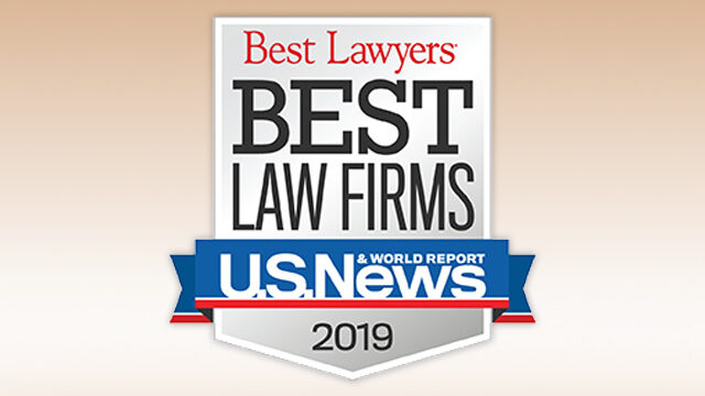 Pinales Stachler Recognized as a 2019 Best Law Firm