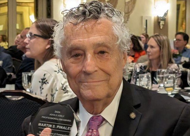 Martin Pinales Awarded John P. Kiely Professionalism Award